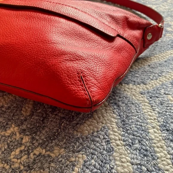 Red Leather Kate Spade Crossbody EUC - Picture 4 of 8